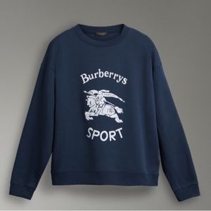Burberry | 2018 Runway Burberrys Sport Knight Unisex Oversized Sweatshirt